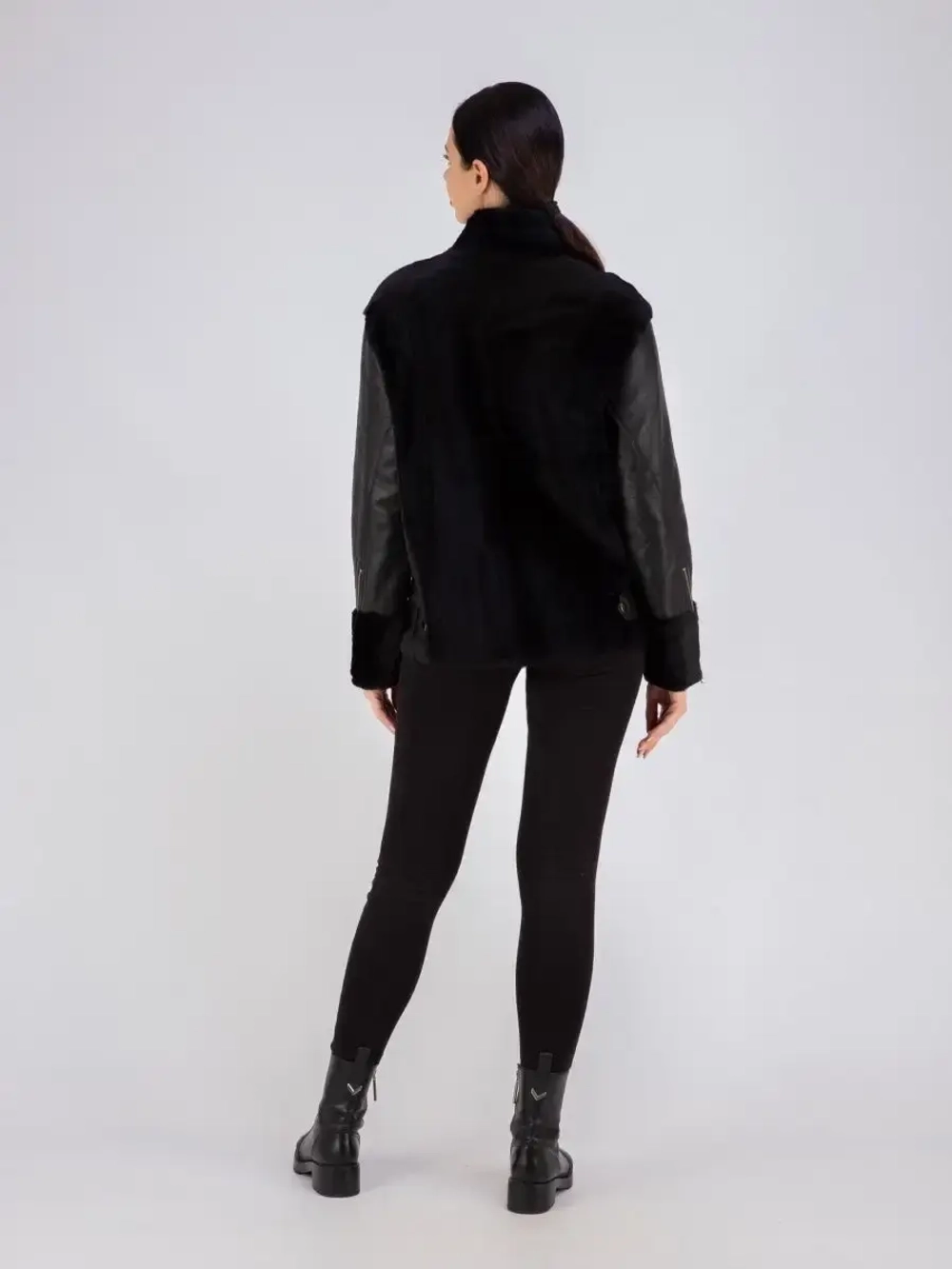 Дубленка натуральная короткая зимняя Турция