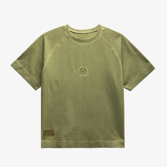 TSHRT_VNTG_GMD Main Logo Military Khaki