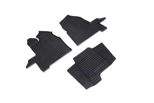 Резиновые коврики Сетка для коммерческого транспорта для Ford Tourneo Custom (1+2) 2017-н.в. Seintex.89169