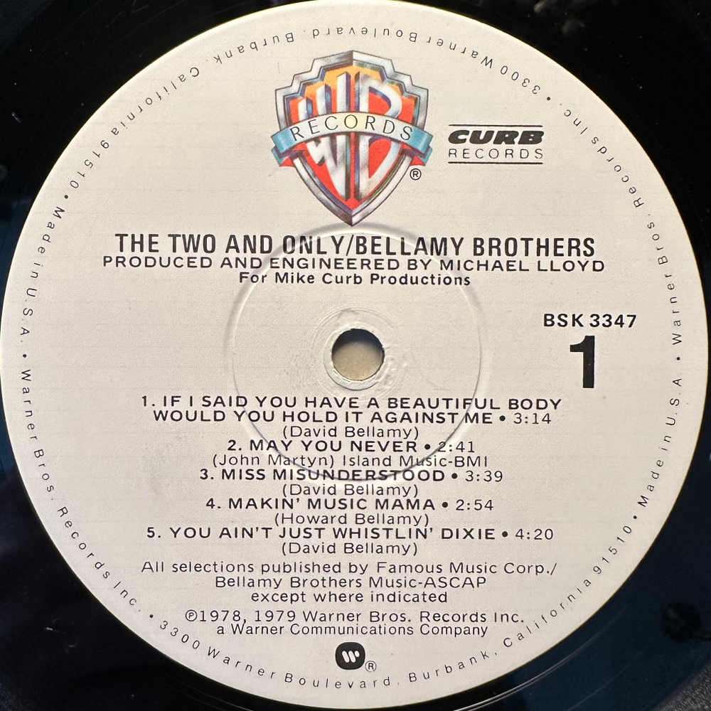 Bellamy Brothers - The Two And Only (США 1979г.)