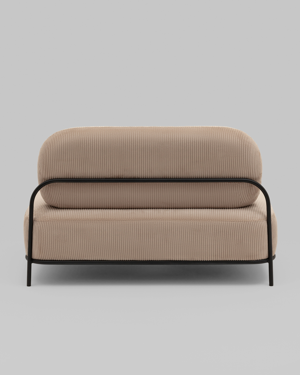 Диван Стоун велюр рельефный бежевый