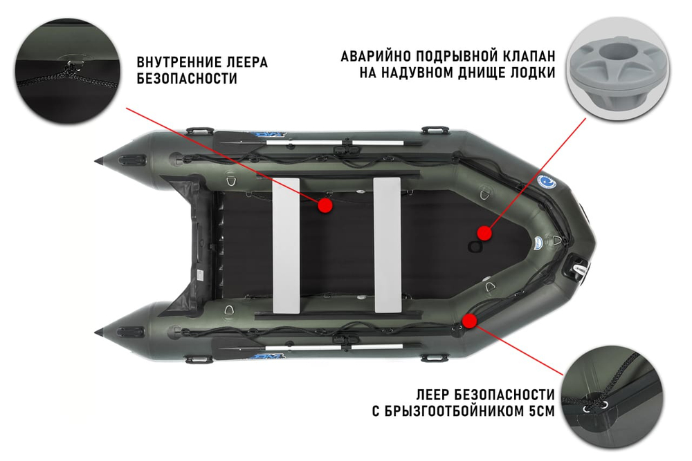 Лодка ПВХ STORMLINE Heavy Duty Air Lite 400 (2024)