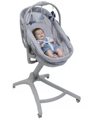 Кроватка-стульчик Baby Hug Pro 5 в 1 Earl Grey