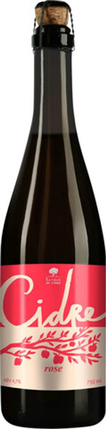 Сидр Василеостровский Розовый Полусухой / Cidre Rose 0.75л - 6шт