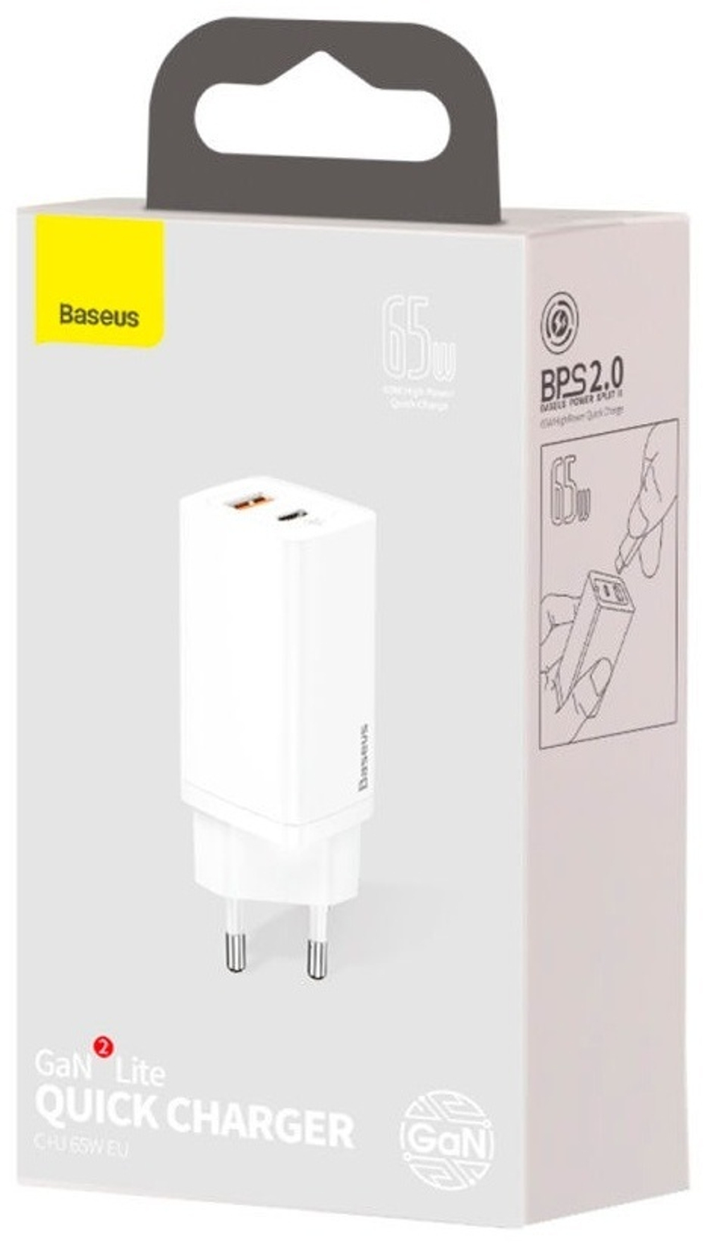 Зарядное устройство Baseus GaN2 Lite CCGAN2L-B02 белый