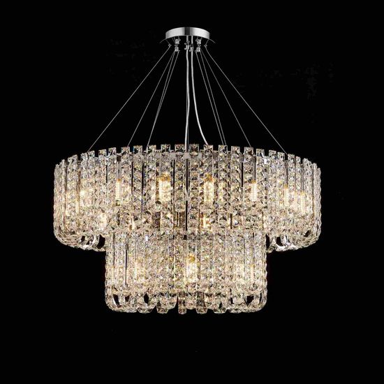 NW082-ф1000+ф600*480(1500) H GOLD (1) Люстра (в 2-х коробках) NW