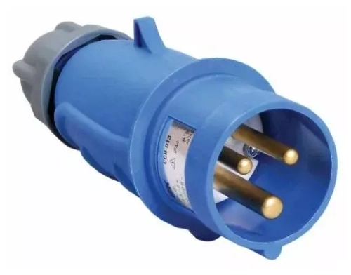 ИЭК Вилка переносная ССИ-013 2Р+РЕ 16А 200-250В IP44 PSR01-016-3