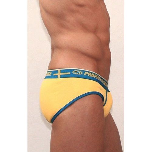 Мужские трусы брифы  Aussiebum Patriot Property of Sverige Yellow