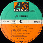 Led Zeppelin ‎– Led Zeppelin II (Германия)