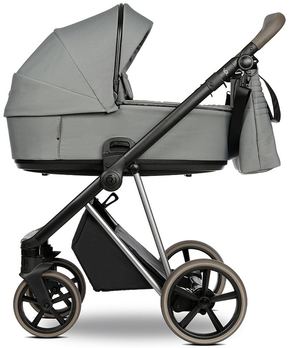 Детская коляска Roan Sol Vintage Luxury 2.0 2 в 1 VIN 01/BT Blue Tea/Blue Tea/руч.Grey/к.Grey