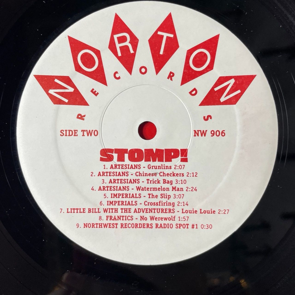 Винтажная виниловая пластинка LP Stomp Northwest Killers 1960-64: Rare & Unissued Blasts From The Vaults Of Kearney Barton Volume 1 (USA 2001)