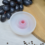 Крышка для вина полиэтиленовая d-82 с гидрозатвором (красная)