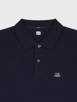 Поло C.P. Company Stretch Piquet Slim Navy