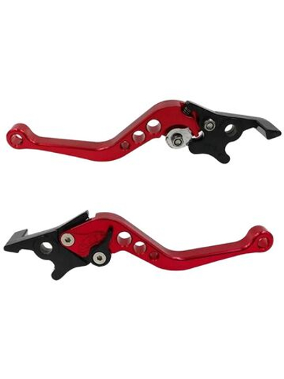 Ручки тормоза с регулировкой комплект красные для электровелосипеда