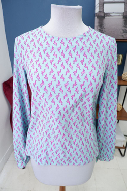 Блуза Fashion с принтом 42 размер