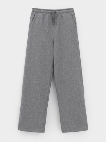 брюки  для девочки  КР 400852/серый меланж к605