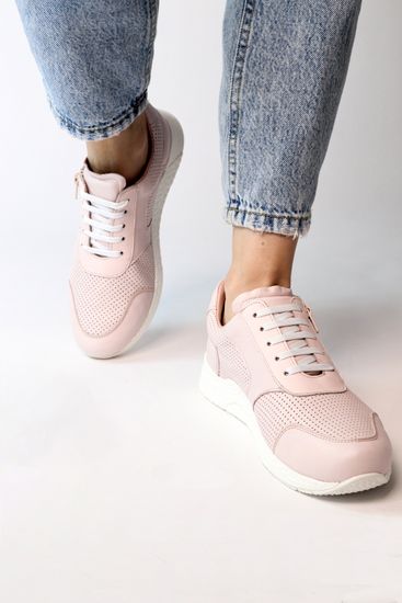 1101 Женские кеды(Светло-розовый)