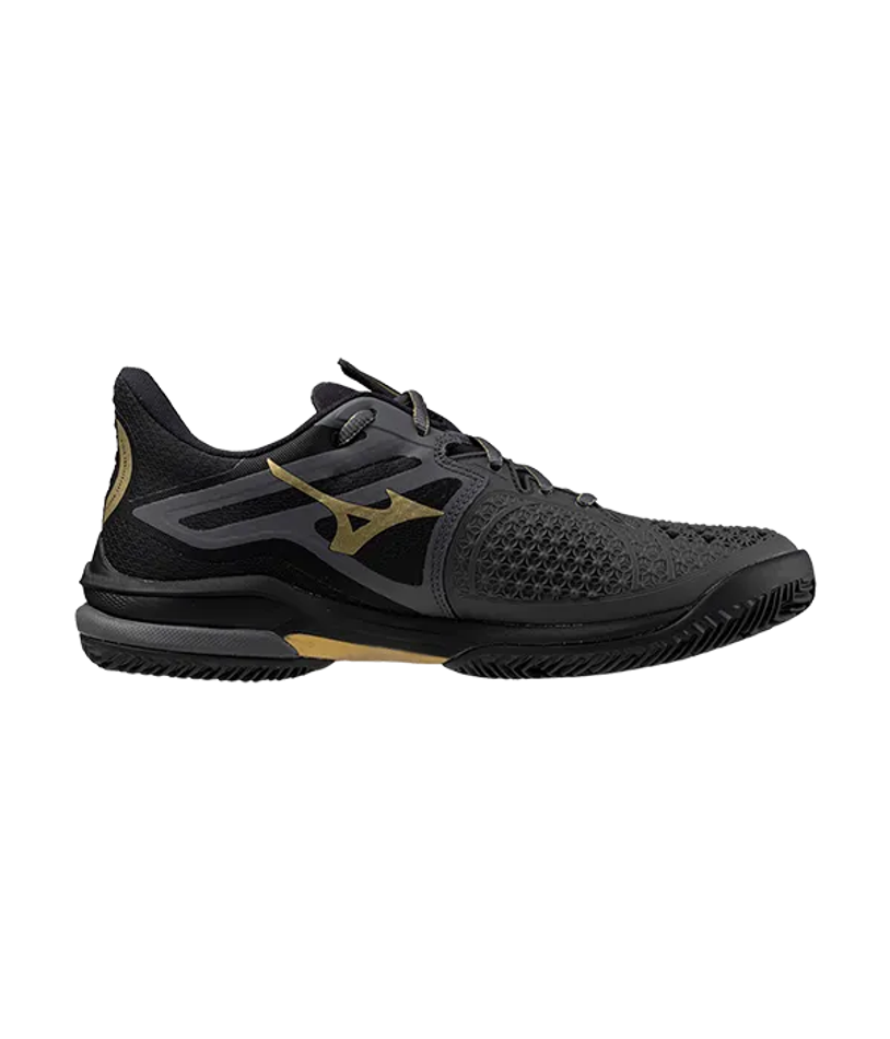 Mizuno Wave Exceed Tour 6 CC 10th Черные-золотые кроссовки