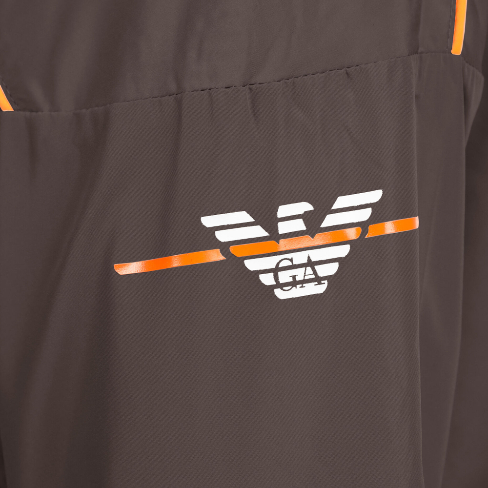 Мужские теннисные Костюмы EA7 Tracksuit Men - Anthracite, Orange