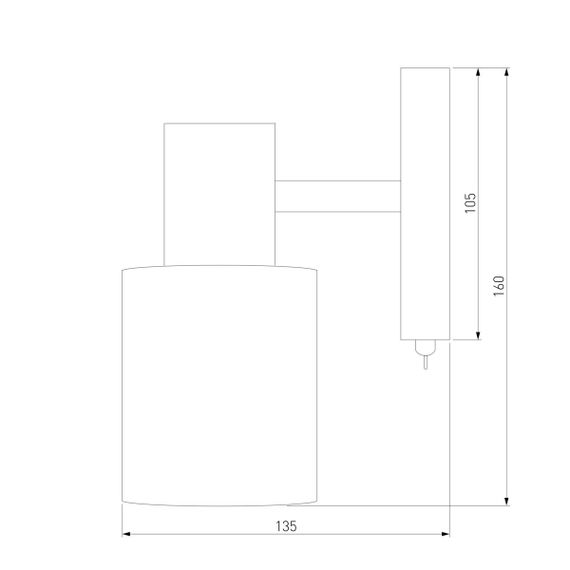 Спот Eurosvet Corso 20089/1 хром