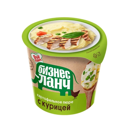 Картофельное пюре Биг Ланч с Курицей 40 гр