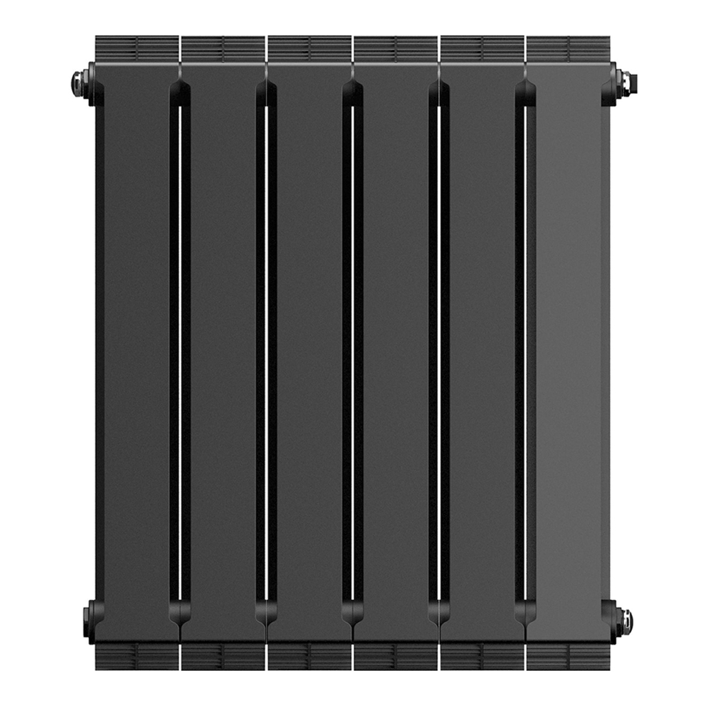 Радиатор биметаллический Piano Forte черный 500 6 секции
