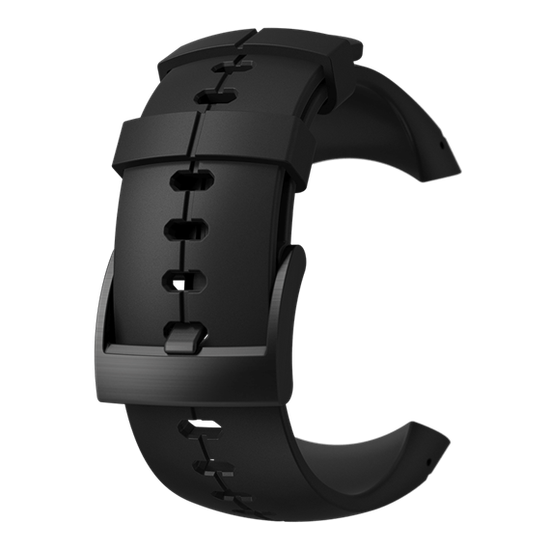 Ремешок для часов Suunto Spartan Ultra (черный силиконовый) SS022687000