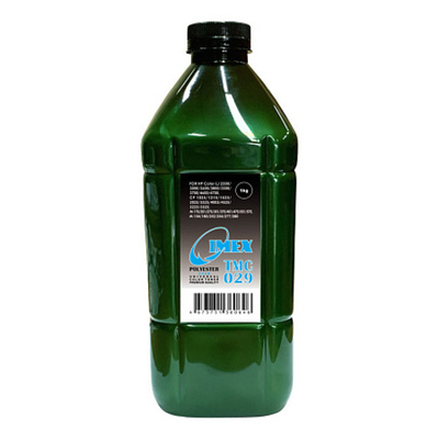 Тонер для HP Color Универсал тип TMC029 (1кг, голубой, Polyester, IMEX) Green Line