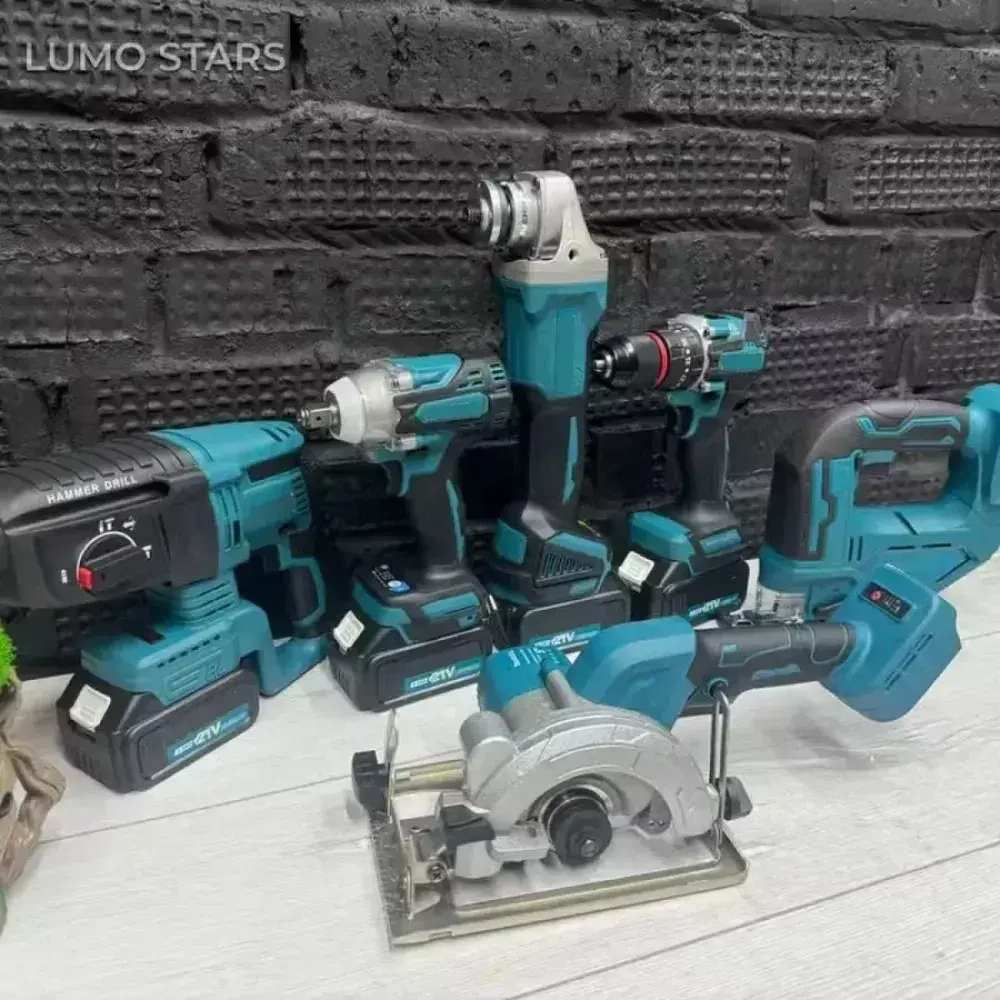 Набор аккумуляторных инструментов Makita 6в1