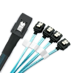 Кабель Mini SAS SFF-8087 - 4xSATA 1.0 м