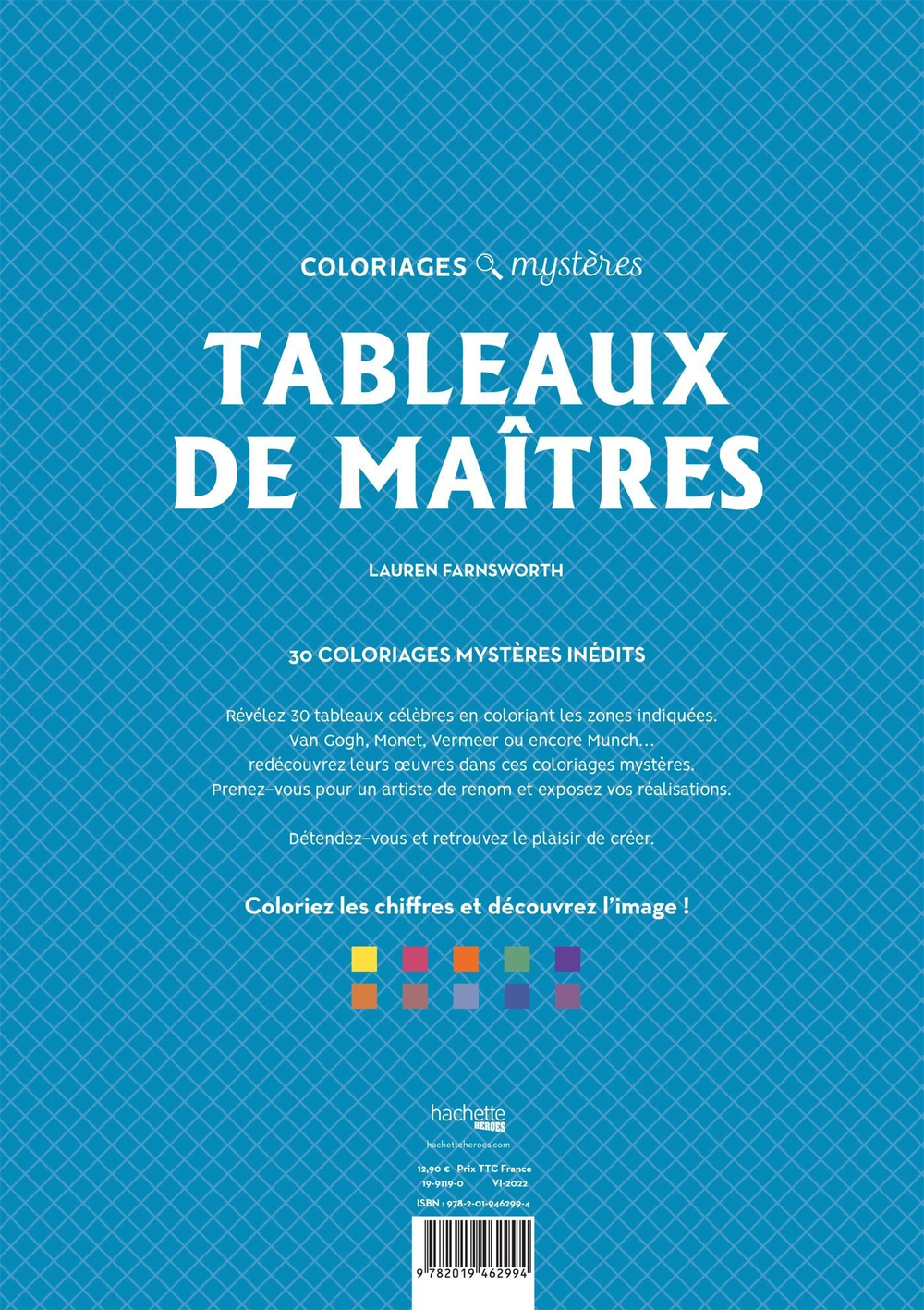 Раскраска по номерам Coloriages mysteres Disney - Tableaux de MaA tres / 9782019462994