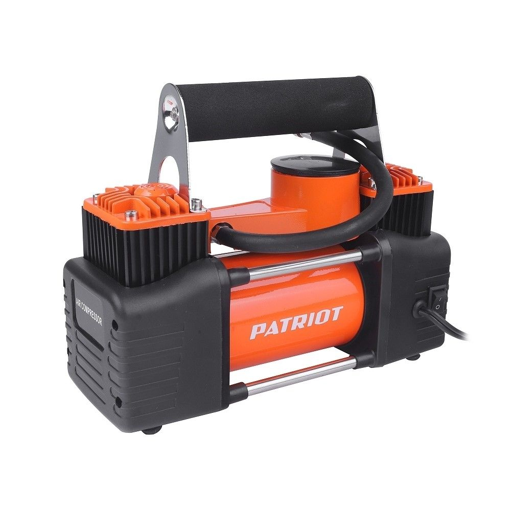 Компрессор PATRIOT CC 1660 для авто, мото и вело, 60 л/мин, 9,8 атм, электрический, безмасляный, 1 год гарантии