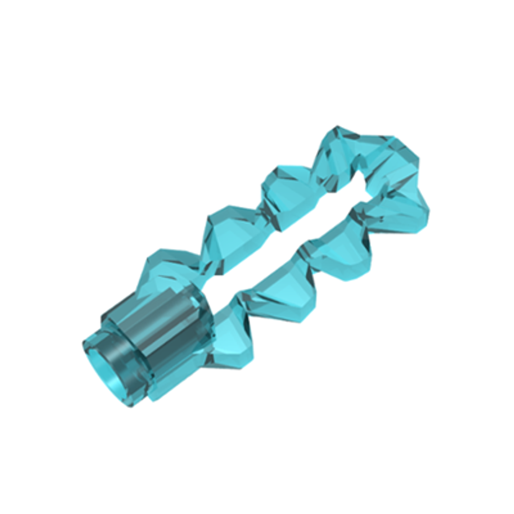 Двойной зазубренный клинок 13549 Trans-Light Blue