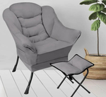 Кресло с пуфом