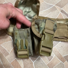 Тактическая военная двойная подсумка под гранаты Мох