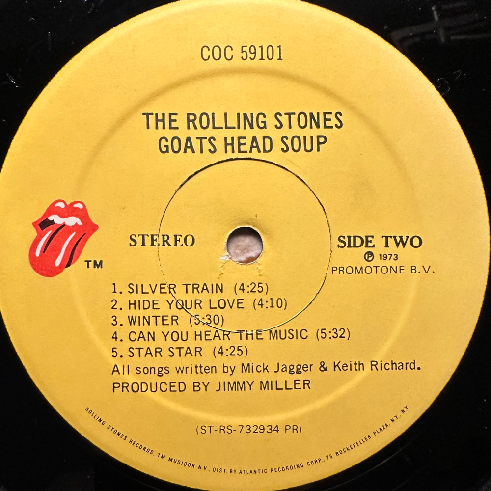 The Rolling Stones - Goats Head Soup (США 1973г.)