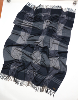 Плед 130х180 Glen Saxon Braxton blue