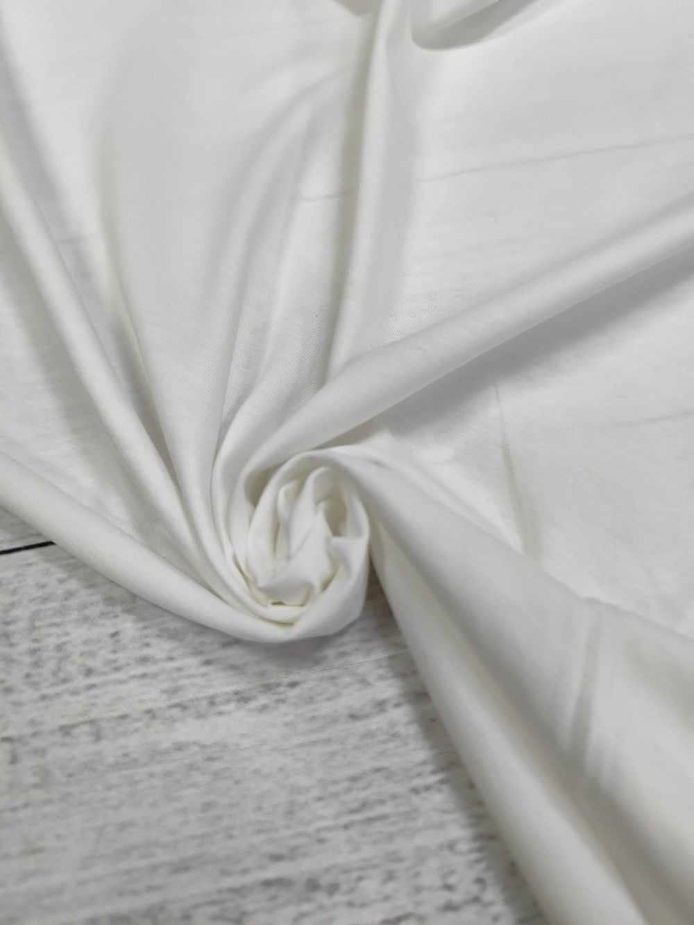 Кулирка с лайкрой Тур / Белая