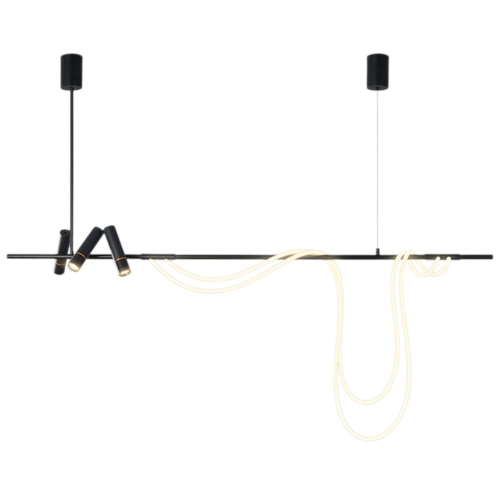 Подвесной светильник 7242P/L1200 black/white