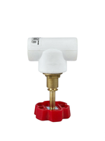 Вентиль в сборе PPR 20х90,  белый, RTP (40/10)