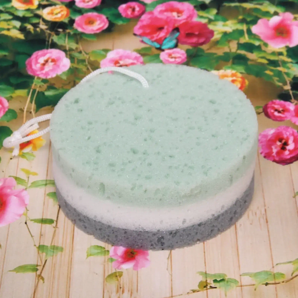 Губка для тела банная поролоновая «VO!DA!- Блаженство», 11*5см