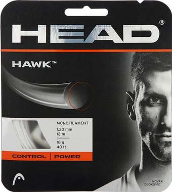 Теннисные струны Head HAWK (12 m) - белый