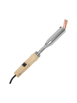 Электрический паяльник Gigant 200Вт, клин, деревянная рукоятка GES-06