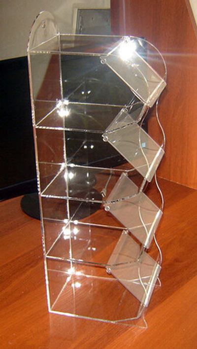 Диспенсер витрина для конфет снеков мармеладов орехов 4-х ярусный