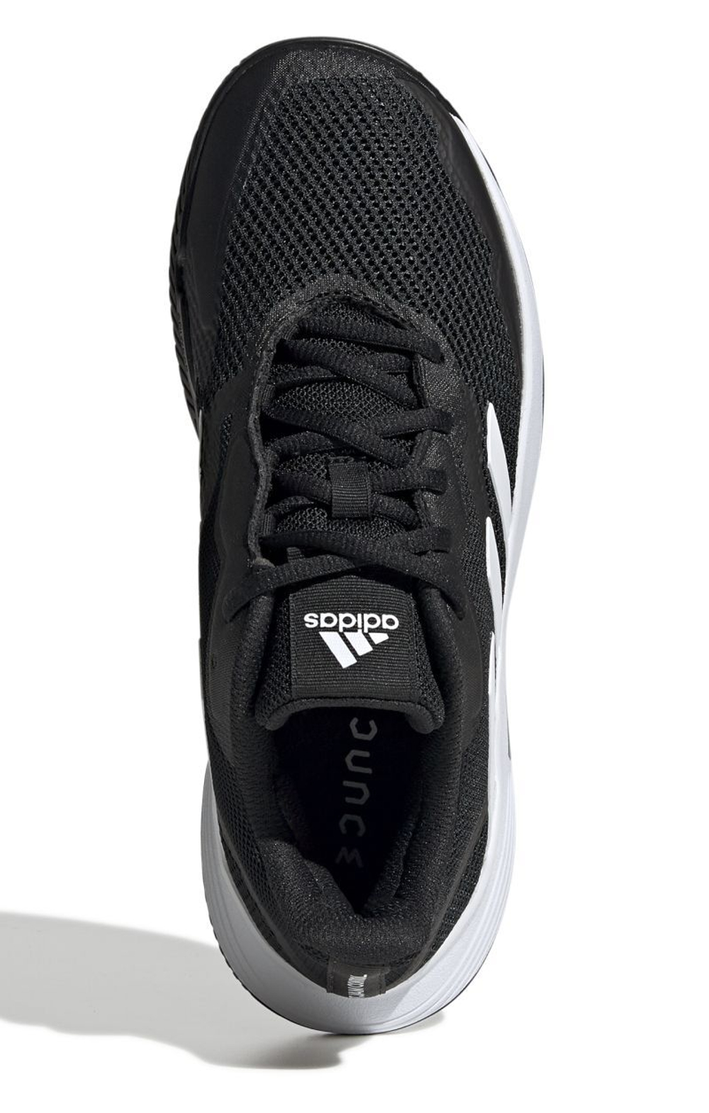 Женские Кроссовки теннисные Adidas CourtJam Control W - core black/cloud white/silver metallic