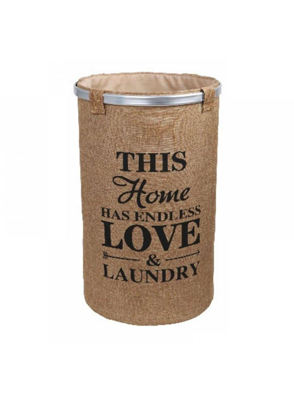 Корзина для белья бежевая FX-1031B