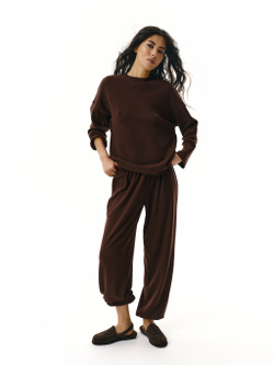 PRE-ORDER PANTS COFFEE PLUSH