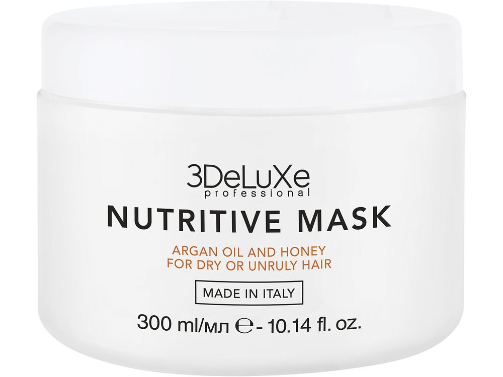 Маска для сухих и поврежденных волос 3DELUXE NUTRITIVE MASK 300мл