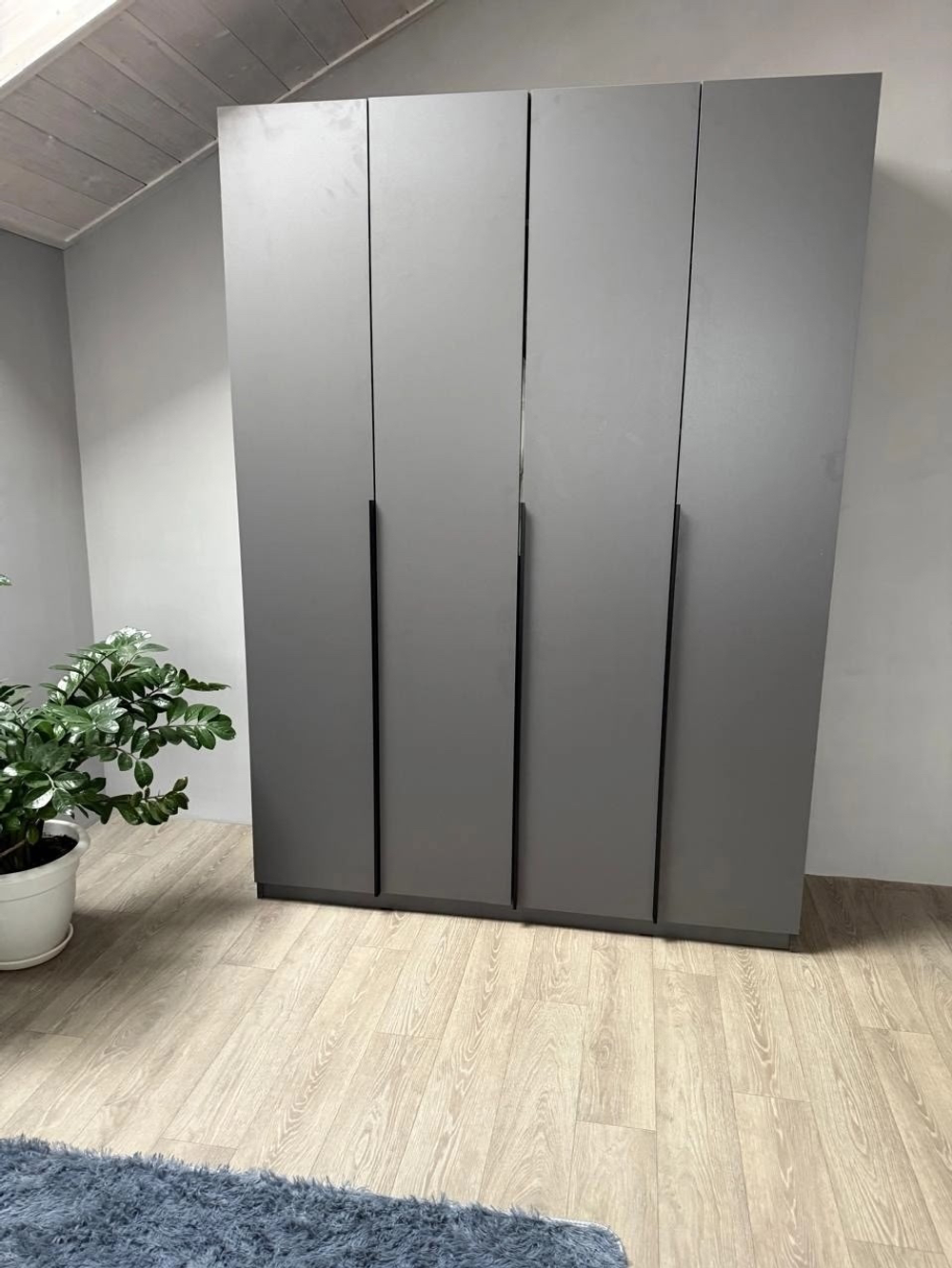 Шкаф распашной «ШК 5» Графит 160 см