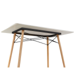 Стол LA ALTA EAMES DSW 120*80 белый